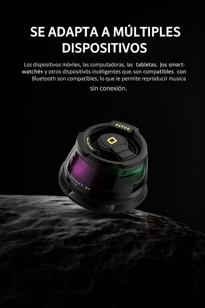 Altavoz Bluetooth magnético inalámbrico 8D SOUND